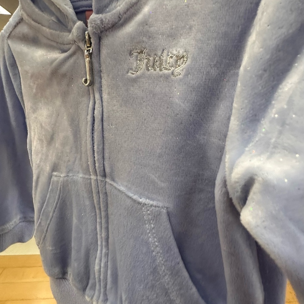 Juicy Couture Pastel Blue Velour Tracksuit Sizes 12 month & 2T